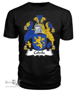 ScotsTee Colvile Coat Of Arms Family Crest British Fleet T Shirt