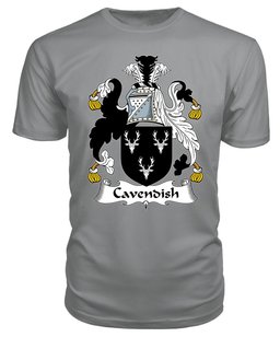 ScotsTee Cavendish Coat Of Arms Family Crest British Fleet T Shirt