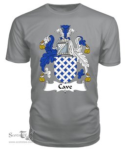 ScotsTee Cave Coat Of Arms Family Crest British Fleet T Shirt