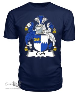 ScotsTee Croft Coat Of Arms Family Crest British Fleet T Shirt