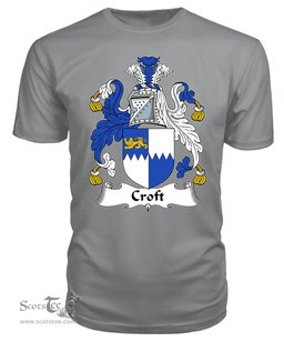 ScotsTee Croft Coat Of Arms Family Crest British Fleet T Shirt