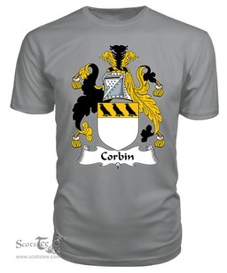 ScotsTee Corbin or Corben Coat Of Arms Family Crest British Fleet T Shirt