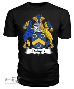 ScotsTee Dobyns or Dobbins Coat Of Arms Family Crest British Fleet T Shirt
