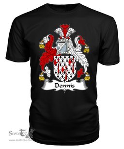 ScotsTee Dennis Coat Of Arms Family Crest British Fleet T Shirt