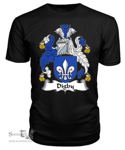 ScotsTee Digby Coat Of Arms Family Crest British Fleet T Shirt