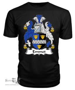 ScotsTee Emmet Coat Of Arms Family Crest British Fleet T Shirt