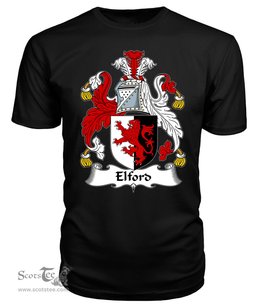 ScotsTee Elford Coat Of Arms Family Crest British Fleet T Shirt