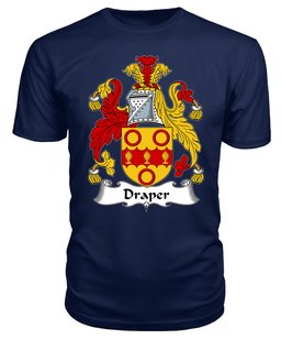 ScotsTee Draper Coat Of Arms Family Crest British Fleet T Shirt