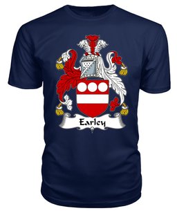 ScotsTee Earley or Erly Coat Of Arms Family Crest British Fleet T Shirt