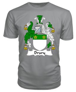 ScotsTee Drury Coat Of Arms Family Crest British Fleet T Shirt