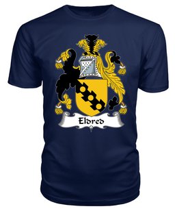 ScotsTee Eldred or Eldridge Coat Of Arms Family Crest British Fleet T Shirt
