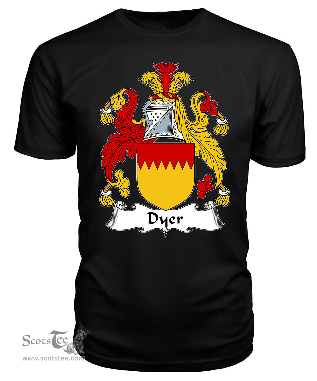 ScotsTee Dyer Coat Of Arms Family Crest British Fleet T Shirt