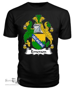 ScotsTee Emerson Coat Of Arms Family Crest British Fleet T Shirt
