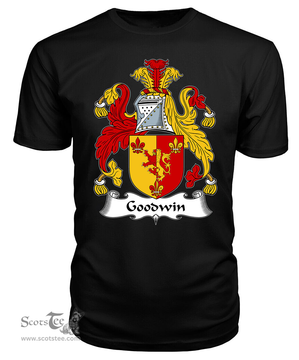 ScotsTee Goodwin Coat Of Arms Family Crest British Fleet T Shirt
