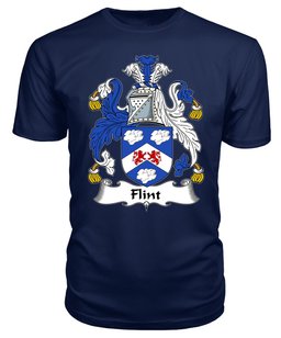 ScotsTee Flint Coat Of Arms Family Crest British Fleet T Shirt