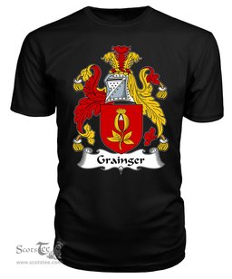 ScotsTee Grainger Coat Of Arms Family Crest British Fleet T Shirt