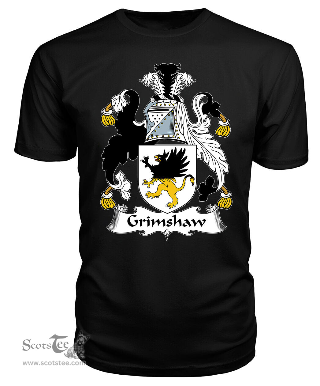 ScotsTee Grimshaw Coat Of Arms Family Crest British Fleet T Shirt