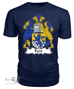 ScotsTee Ford Coat Of Arms Family Crest British Fleet T Shirt