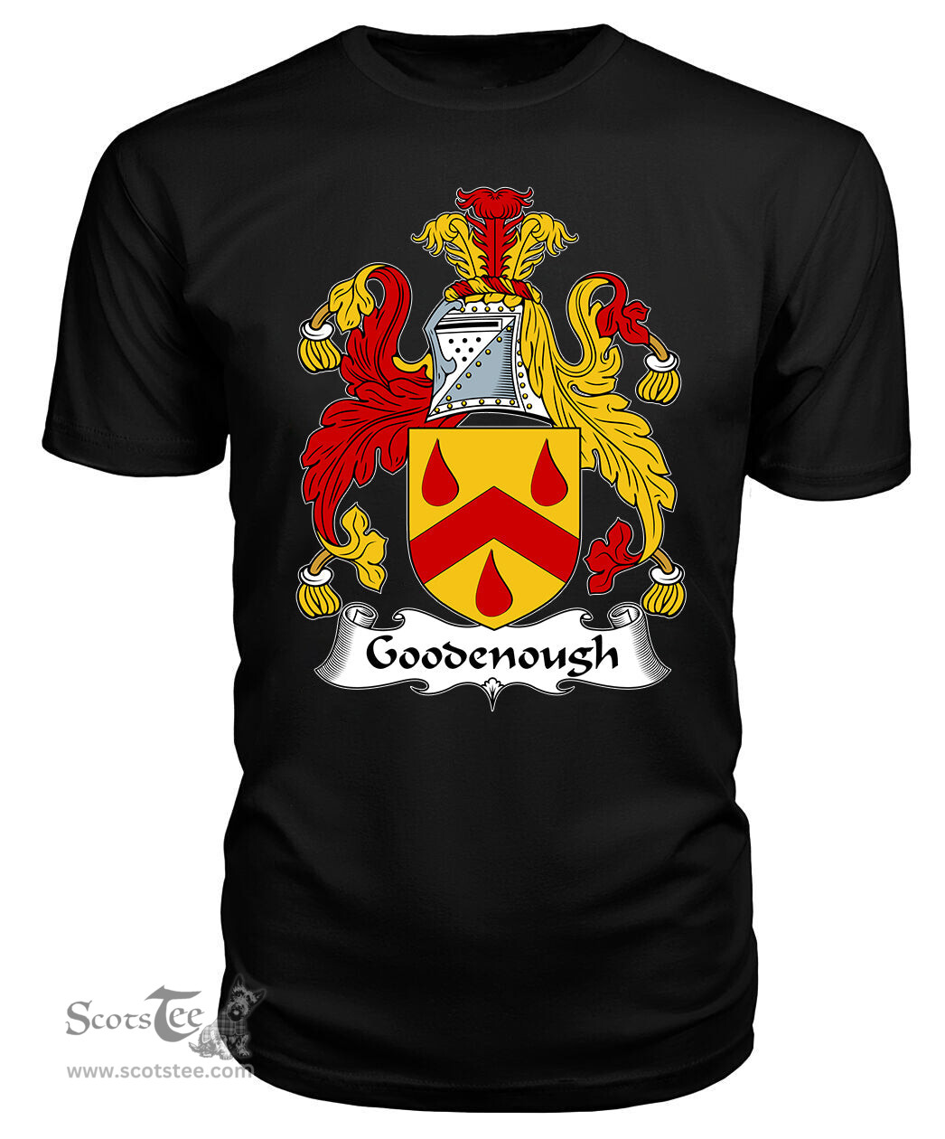 ScotsTee Goodenough Coat Of Arms Family Crest British Fleet T Shirt