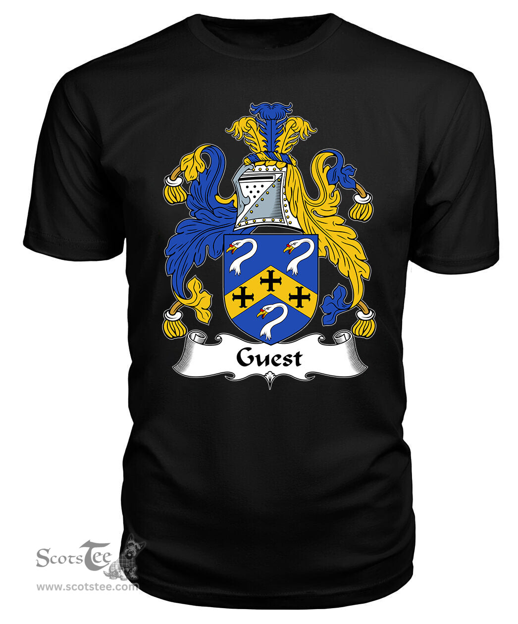 ScotsTee Guest Coat Of Arms Family Crest British Fleet T Shirt