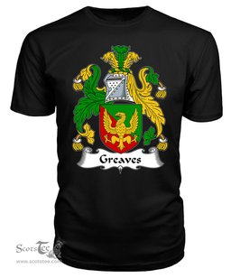 ScotsTee Greaves Coat Of Arms Family Crest British Fleet T Shirt
