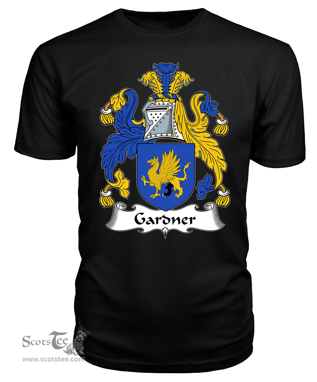 ScotsTee Gardner Coat Of Arms Family Crest British Fleet T Shirt
