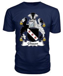 ScotsTee Glisson Coat Of Arms Family Crest British Fleet T Shirt