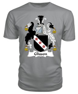 ScotsTee Glisson Coat Of Arms Family Crest British Fleet T Shirt