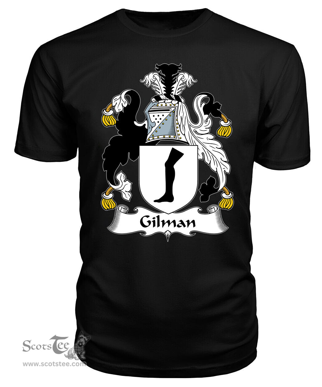 ScotsTee Gilman Coat Of Arms Family Crest British Fleet T Shirt