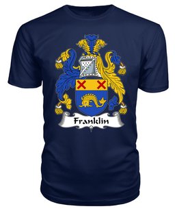 ScotsTee Frankland or Franklin Coat Of Arms Family Crest British Fleet T Shirt