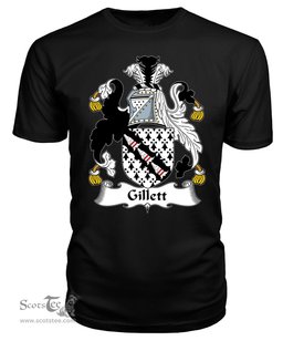ScotsTee Gillett Coat Of Arms Family Crest British Fleet T Shirt