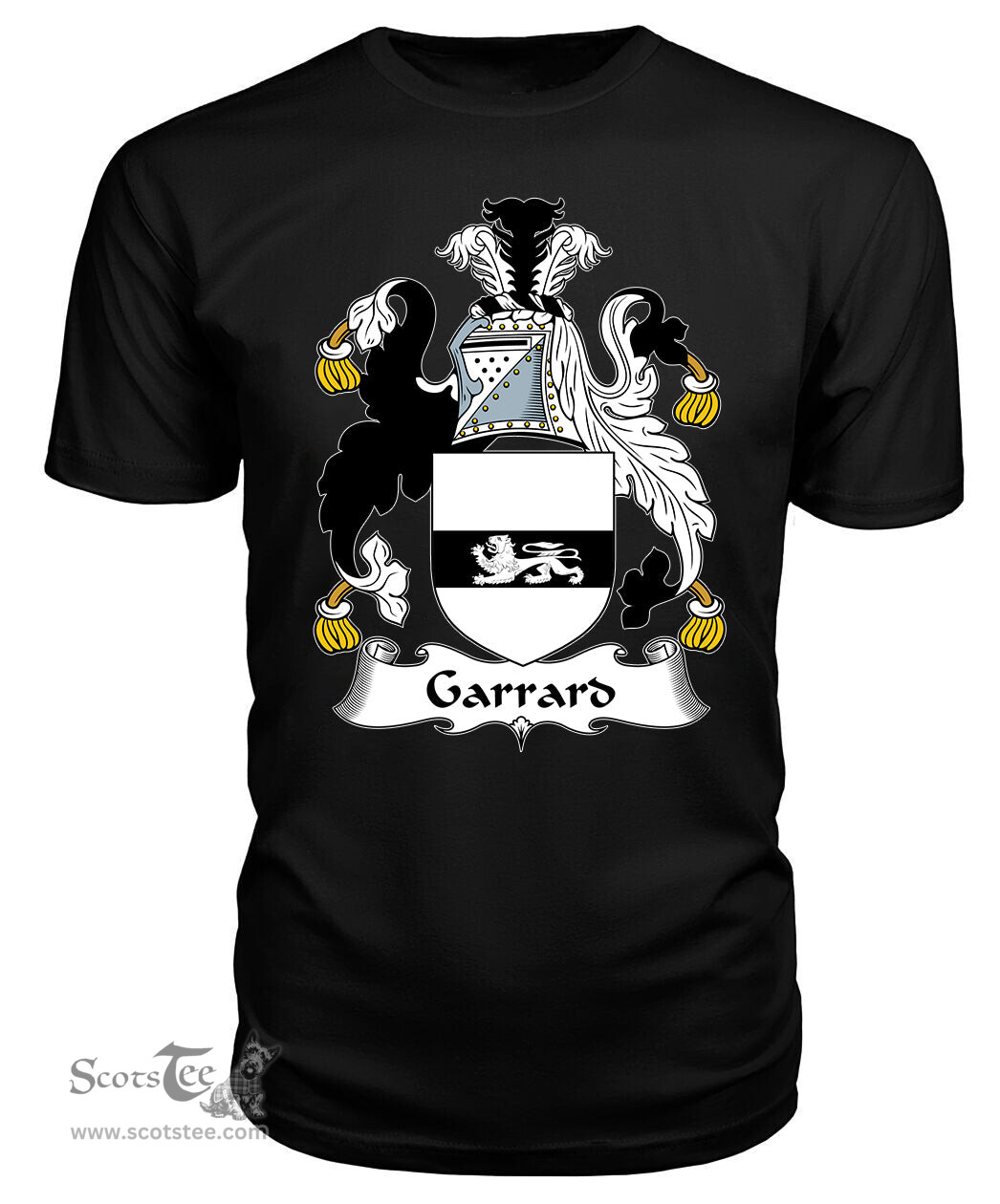 ScotsTee Garrard or Garratt Coat Of Arms Family Crest British Fleet T Shirt