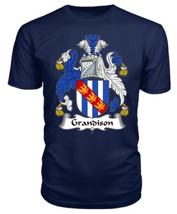 ScotsTee Grandison Coat Of Arms Family Crest British Fleet T Shirt