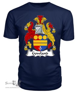 ScotsTee Gowland Coat Of Arms Family Crest British Fleet T Shirt