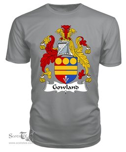 ScotsTee Gowland Coat Of Arms Family Crest British Fleet T Shirt
