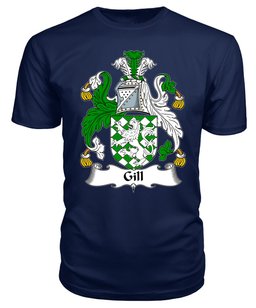 ScotsTee Gill Coat Of Arms Family Crest British Fleet T Shirt