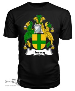 ScotsTee Hussey Coat Of Arms Family Crest British Fleet T Shirt