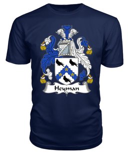 ScotsTee Heyman Coat Of Arms Family Crest British Fleet T Shirt