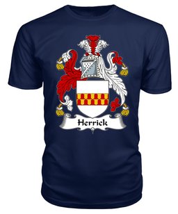 ScotsTee Herrick Coat Of Arms Family Crest British Fleet T Shirt