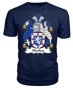 ScotsTee Henley Coat Of Arms Family Crest British Fleet T Shirt