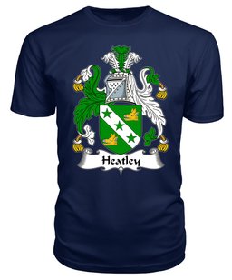 ScotsTee Heatley Coat Of Arms Family Crest British Fleet T Shirt