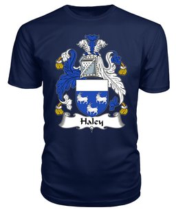 ScotsTee Haley Coat Of Arms Family Crest British Fleet T Shirt
