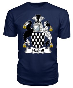 ScotsTee Haskell Coat Of Arms Family Crest British Fleet T Shirt