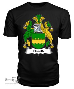 ScotsTee Harold Coat Of Arms Family Crest British Fleet T Shirt