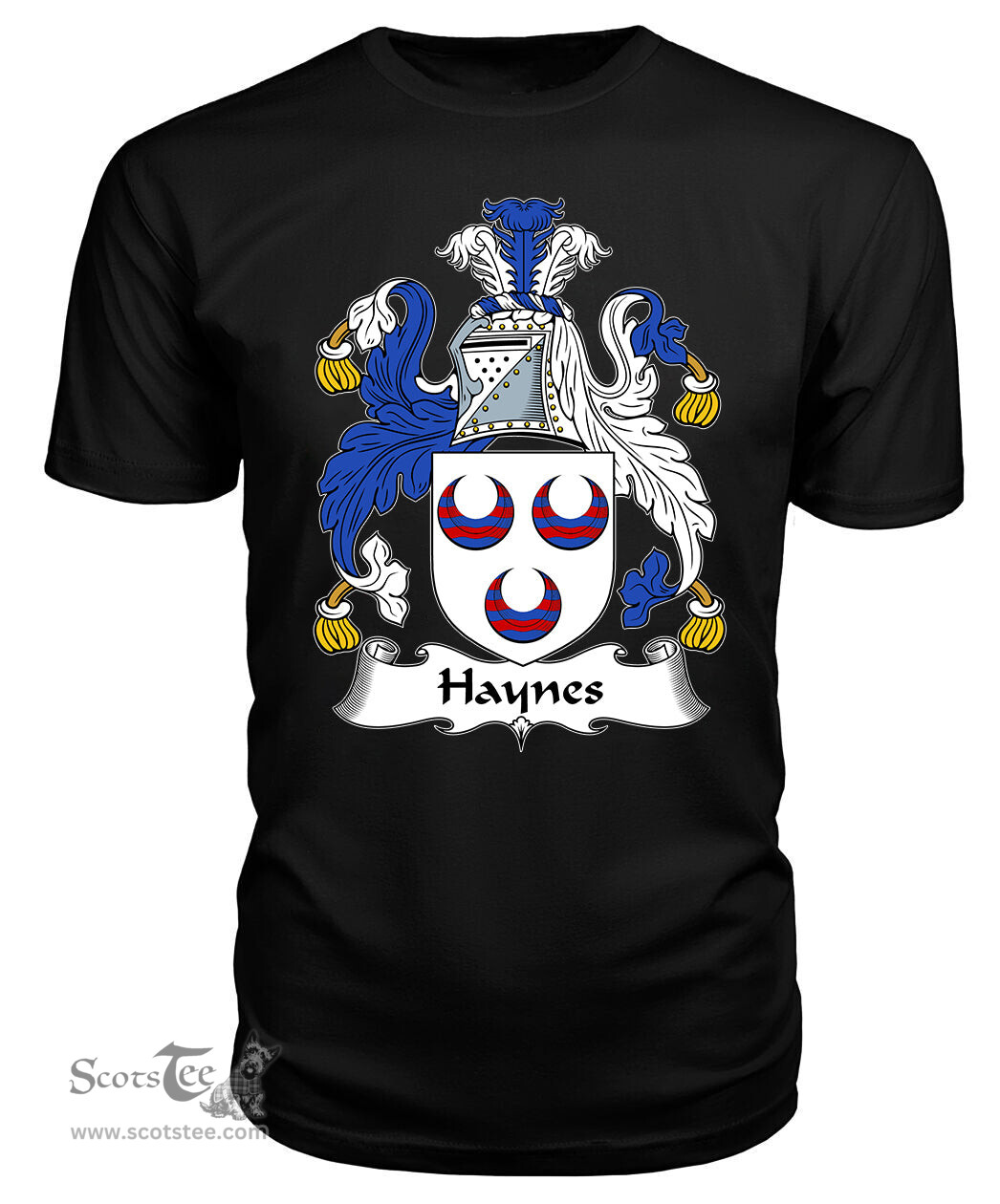 ScotsTee Haynes Coat Of Arms Family Crest British Fleet T Shirt
