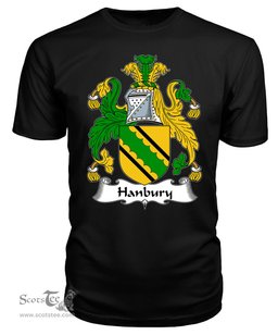 ScotsTee Hanbury Coat Of Arms Family Crest British Fleet T Shirt
