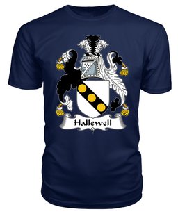 ScotsTee Hallewell Coat Of Arms Family Crest British Fleet T Shirt