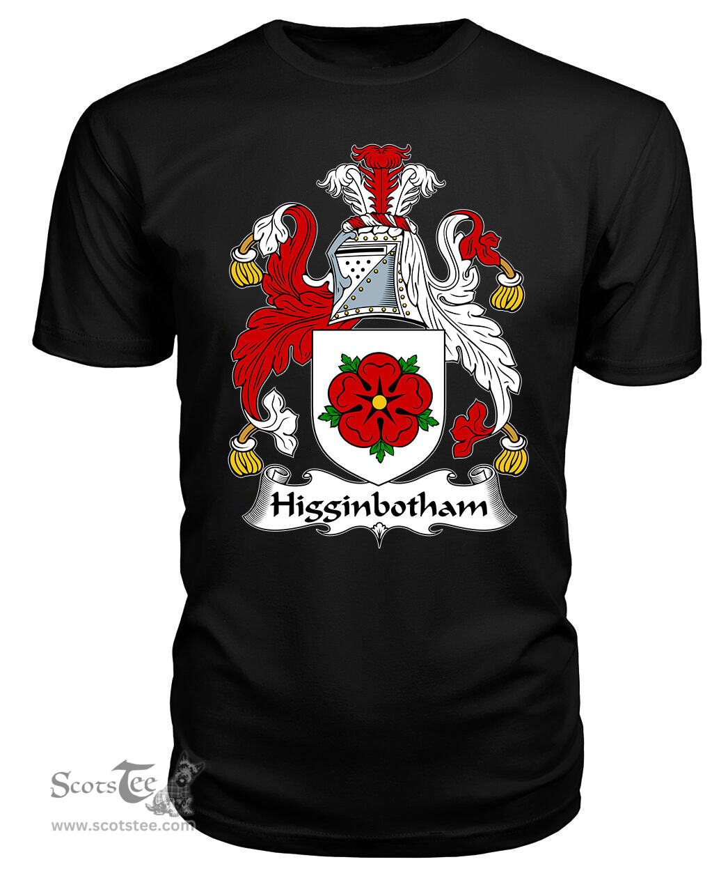 ScotsTee Higginbotham Coat Of Arms Family Crest British Fleet T Shirt