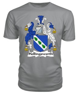 ScotsTee Hollingsworth Coat Of Arms Family Crest British Fleet T Shirt