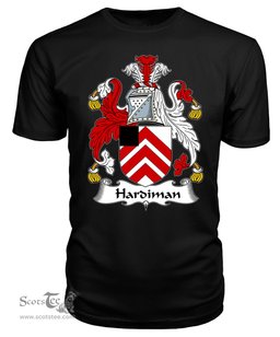 ScotsTee Hardiman Coat Of Arms Family Crest British Fleet T Shirt